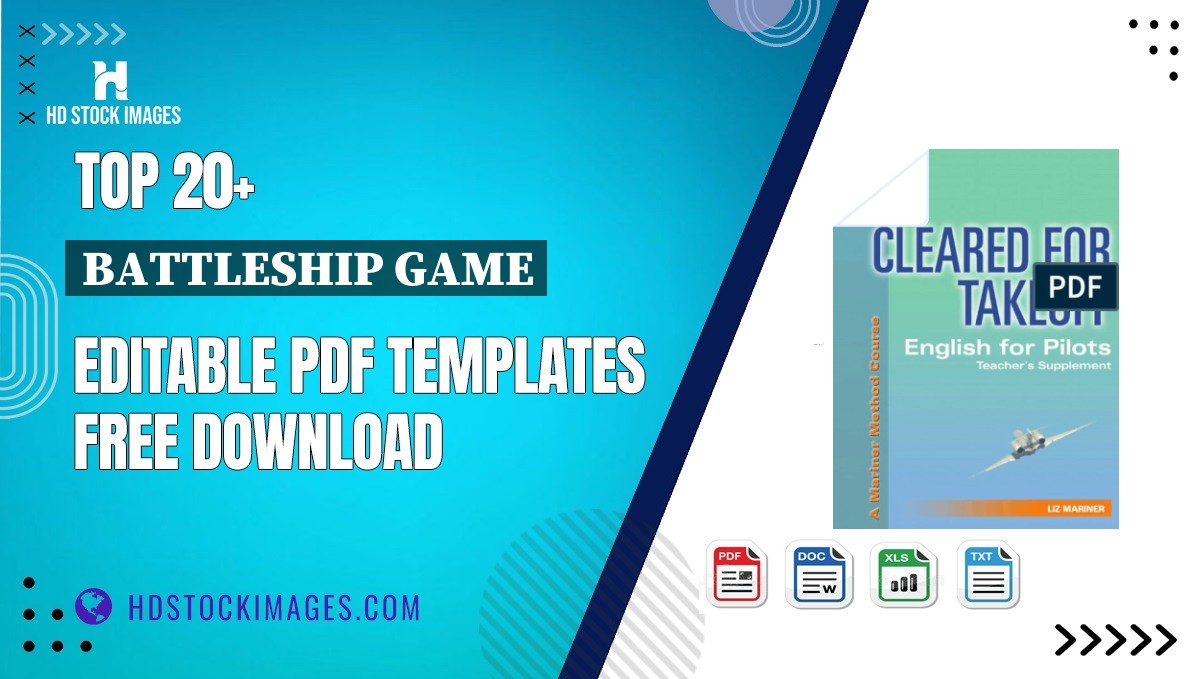 Top 20+ Battleship Game Editable PDF Templates Free Download