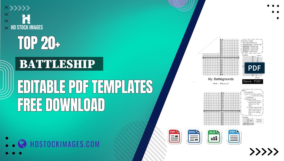 Top 20+ Battleship   Editable PDF Templates Free Download