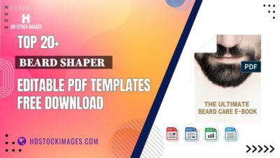 Top 20+ Beard Shaper   Editable PDF Templates Free Download