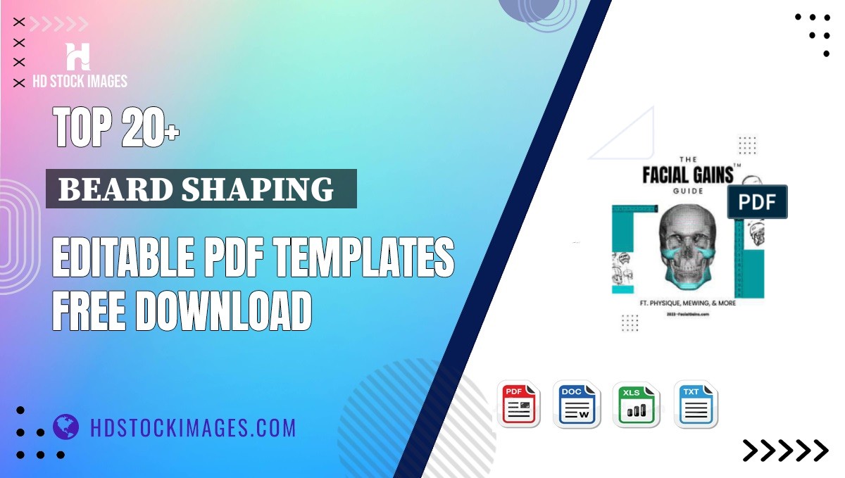 Top 20+ Beard Shaping   Editable PDF Templates Free Download