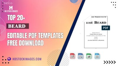 Top 20+ Beard   Editable PDF Templates Free Download