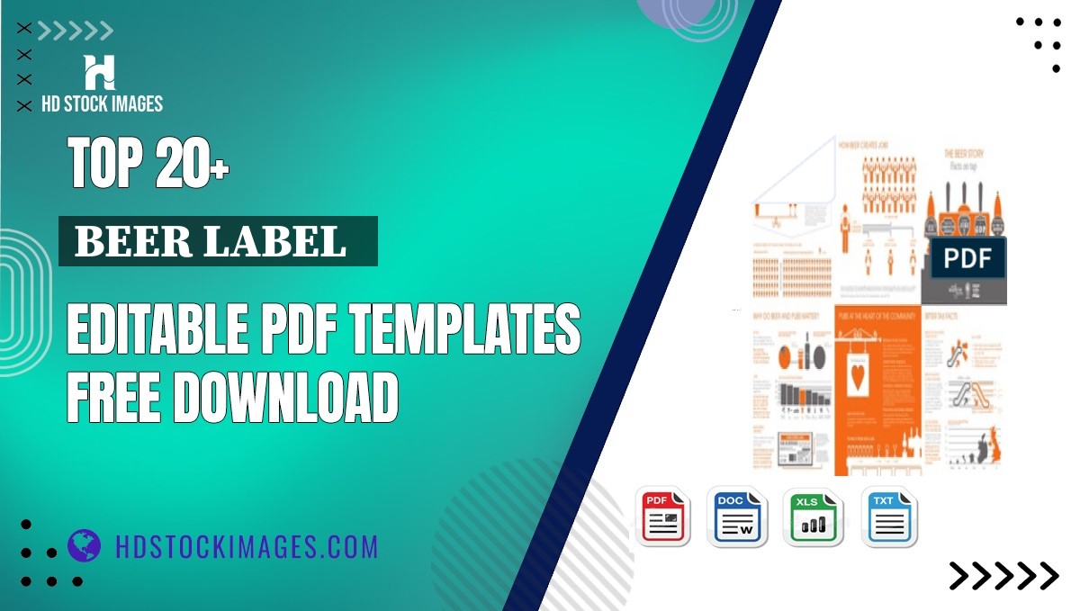 Top 20+ Beer Label   Editable PDF Templates Free Download