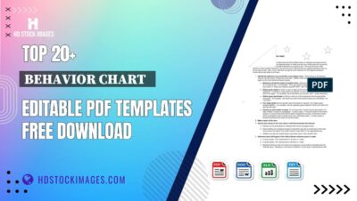 Top 20+ Behavior Chart   Editable PDF Templates Free Download