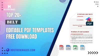 Top 20+ Belt   Editable PDF Templates Free Download