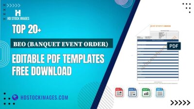 Top 20+ Beo (banquet Event Order)   Editable PDF Templates Free Download