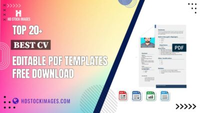 Top 20+ Best Cv Editable PDF Templates Free Download