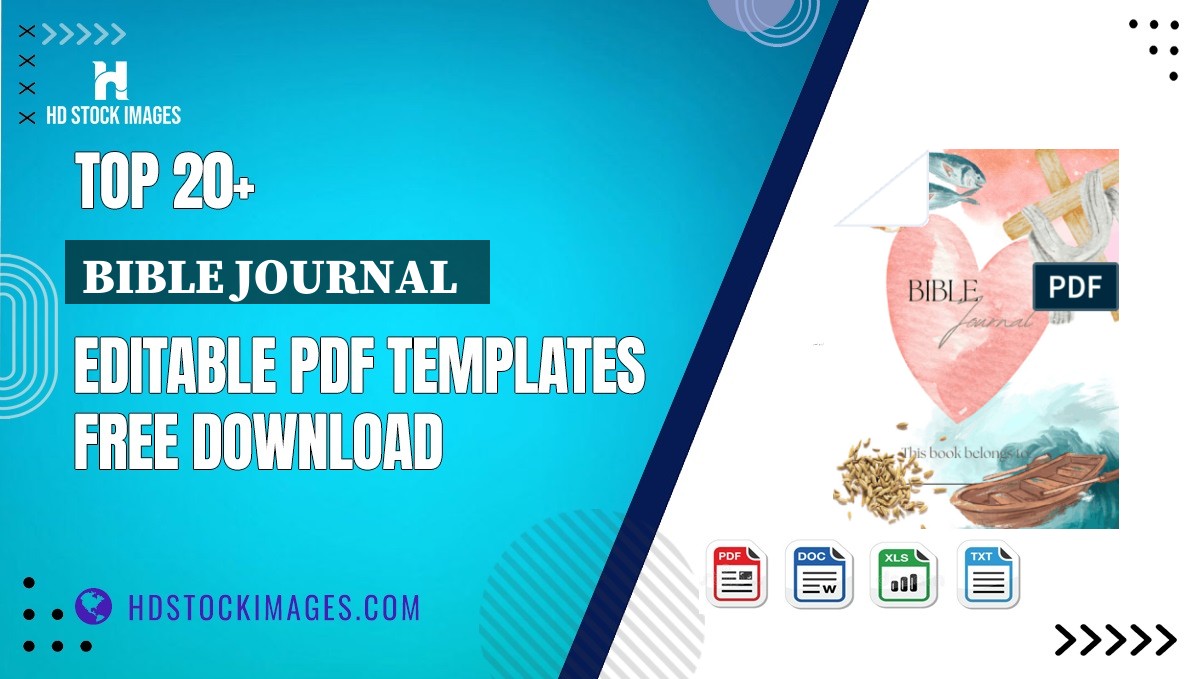 Top 20+ Bible Journal   Editable PDF Templates Free Download