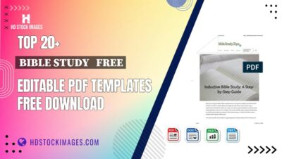 Top 20+ Bible Study   Free Editable PDF Templates Free Download