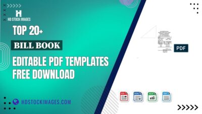 Top 20+ Bill Book Editable PDF Templates Free Download