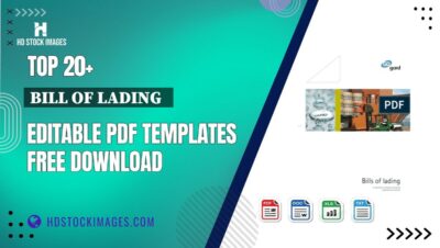 Top 20+ Bill Of Lading   Editable PDF Templates Free Download