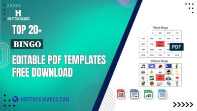 Top 20+ Bingo Editable PDF Templates Free Download