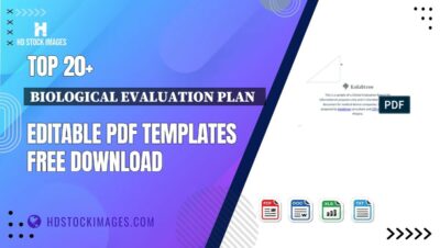Top 20+ Biological Evaluation Plan   Editable PDF Templates Free Download