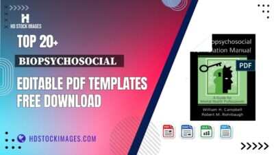 Top 20+ Biopsychosocial   Editable PDF Templates Free Download