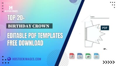 Top 20+ Birthday Crown   Editable PDF Templates Free Download