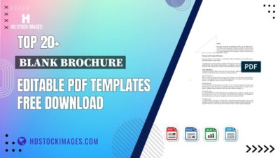 Top 20+ Blank Brochure Editable PDF Templates Free Download
