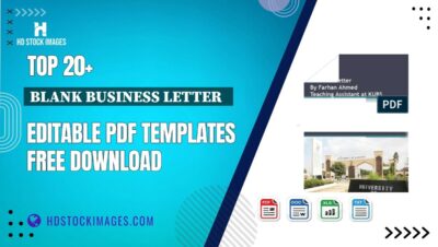 Top 20+ Blank Business Letter   Editable PDF Templates Free Download