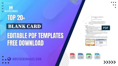 Top 20+ Blank Card Editable PDF Templates Free Download