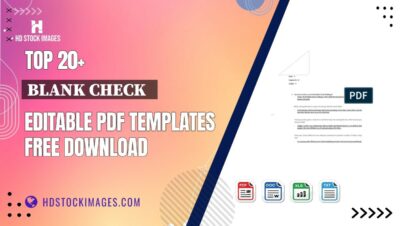 Top 20+ Blank Check   Editable PDF Templates Free Download