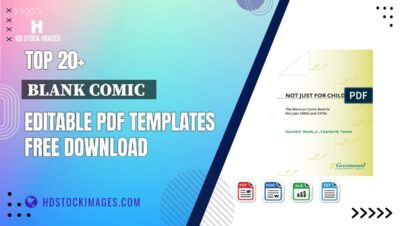 Top 20+ Blank Comic   Editable PDF Templates Free Download