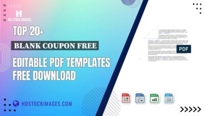 Top 20+ Blank Coupon Free Editable PDF Templates Free Download