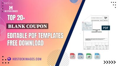 Top 20+ Blank Coupon Editable PDF Templates Free Download