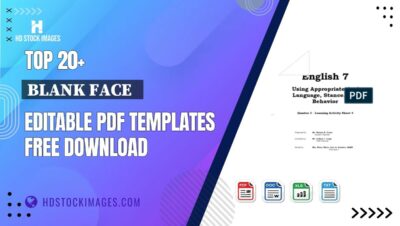 Top 20+ Blank Face   Editable PDF Templates Free Download