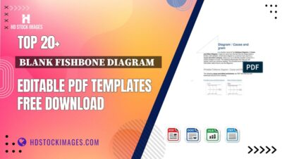 Top 20+ Blank Fishbone Diagram   Editable PDF Templates Free Download