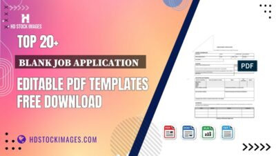 Top 20+ Blank Job Application   Editable PDF Templates Free Download