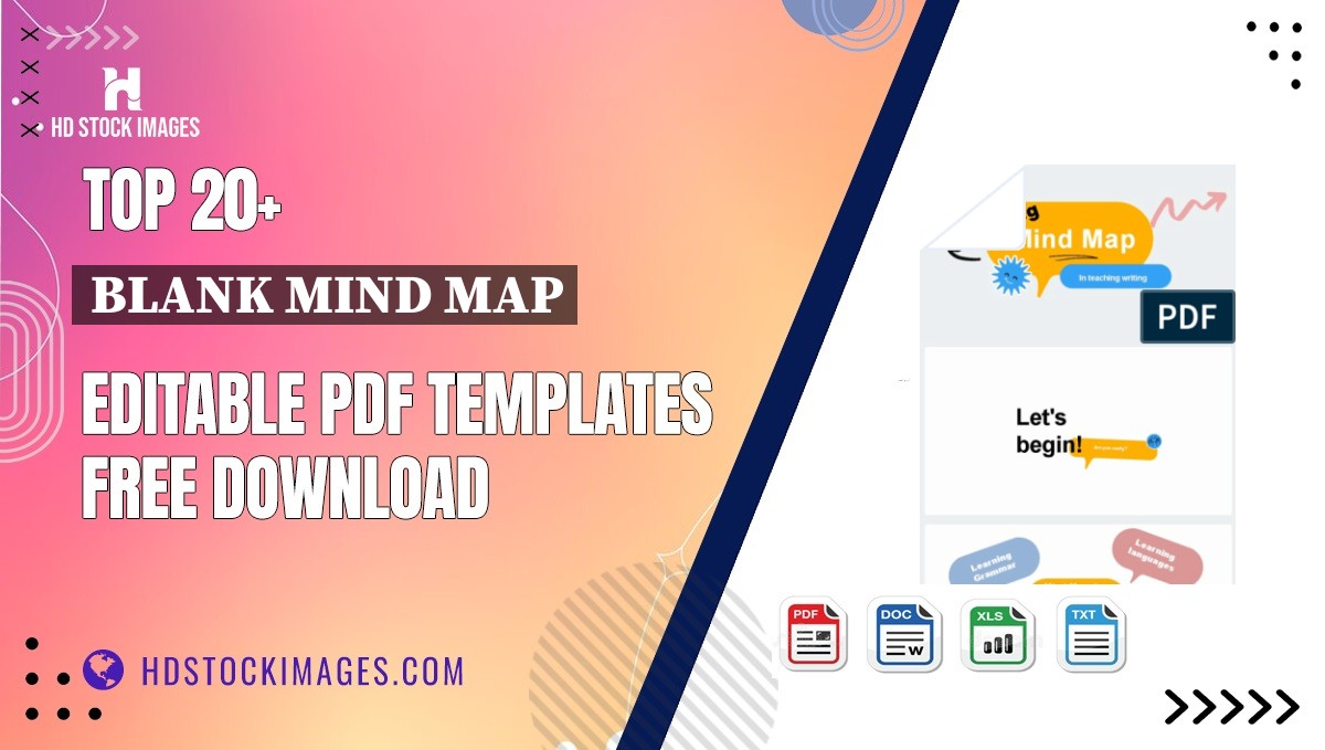 Top 20+ Blank Mind Map Editable PDF Templates Free Download