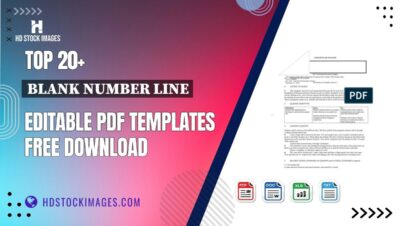 Top 20+ Blank Number Line Editable PDF Templates Free Download