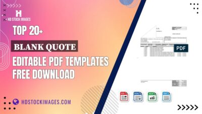 Top 20+ Blank Quote Editable PDF Templates Free Download