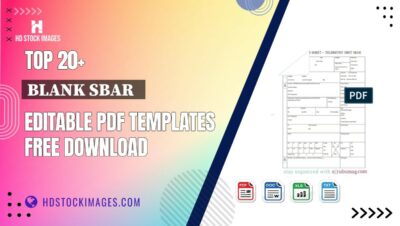 Top 20+ Blank Sbar Editable PDF Templates Free Download