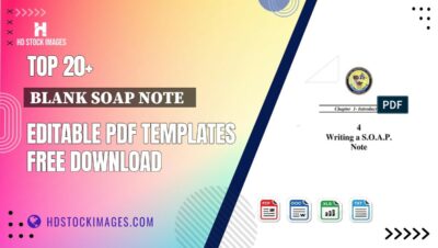 Top 20+ Blank Soap Note   Editable PDF Templates Free Download