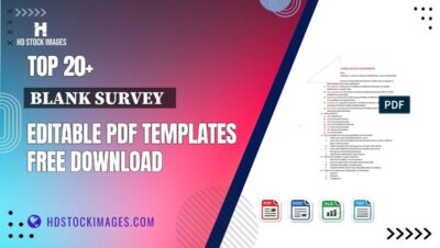 Top 20+ Blank Survey   Editable PDF Templates Free Download