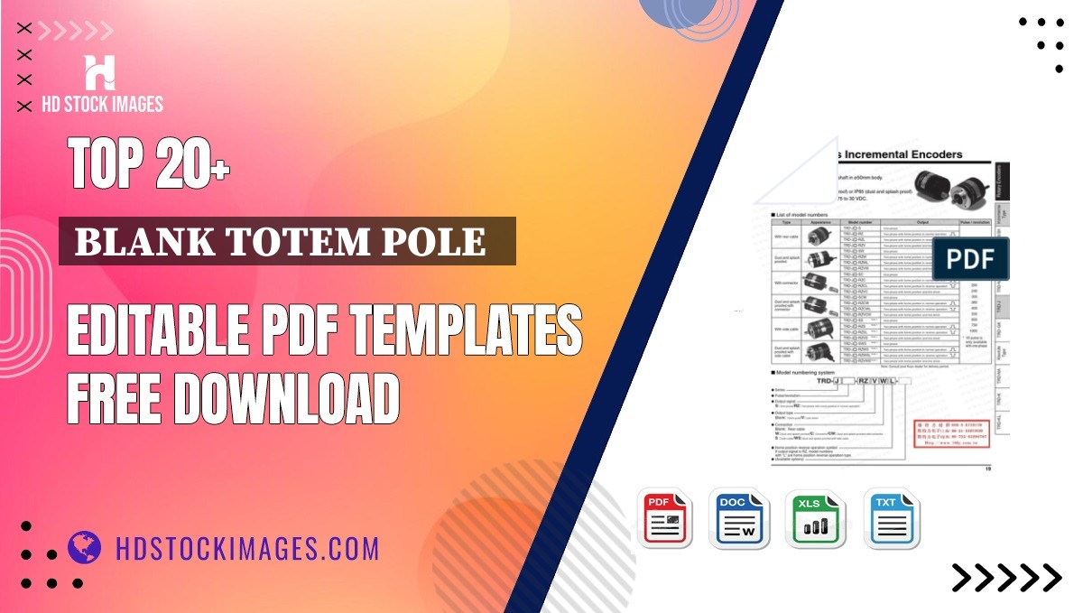 Top 20+ Blank Totem Pole   Editable PDF Templates Free Download