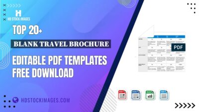 Top 20+ Blank Travel Brochure Editable PDF Templates Free Download