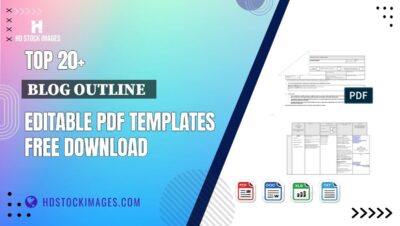 Top 20+ Blog Outline   Editable PDF Templates Free Download