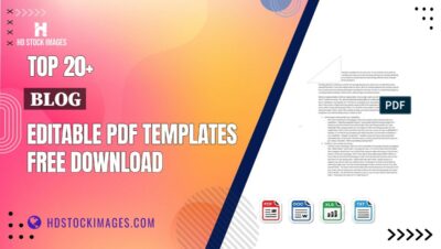 Top 20+ Blog Editable PDF Templates Free Download