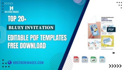 Top 20+ Bluey Invitation Editable PDF Templates Free Download