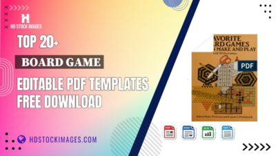 Top 20+  Board Game Editable PDF Templates Free Download