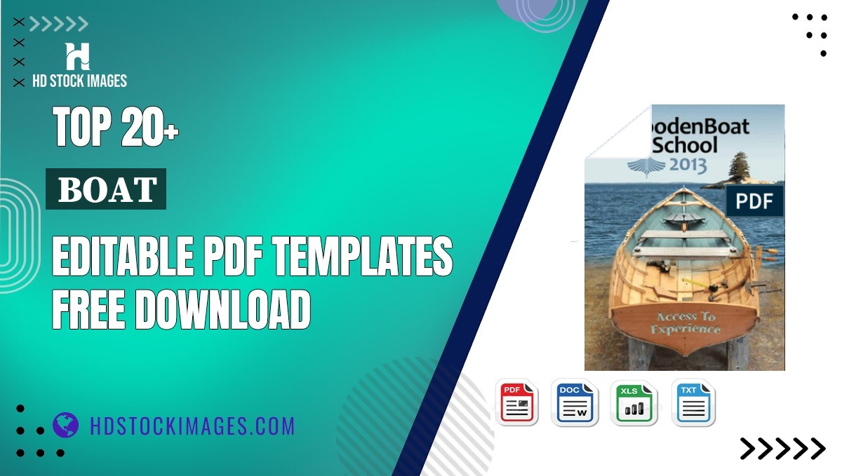 Top 20+ Boat Editable PDF Templates Free Download