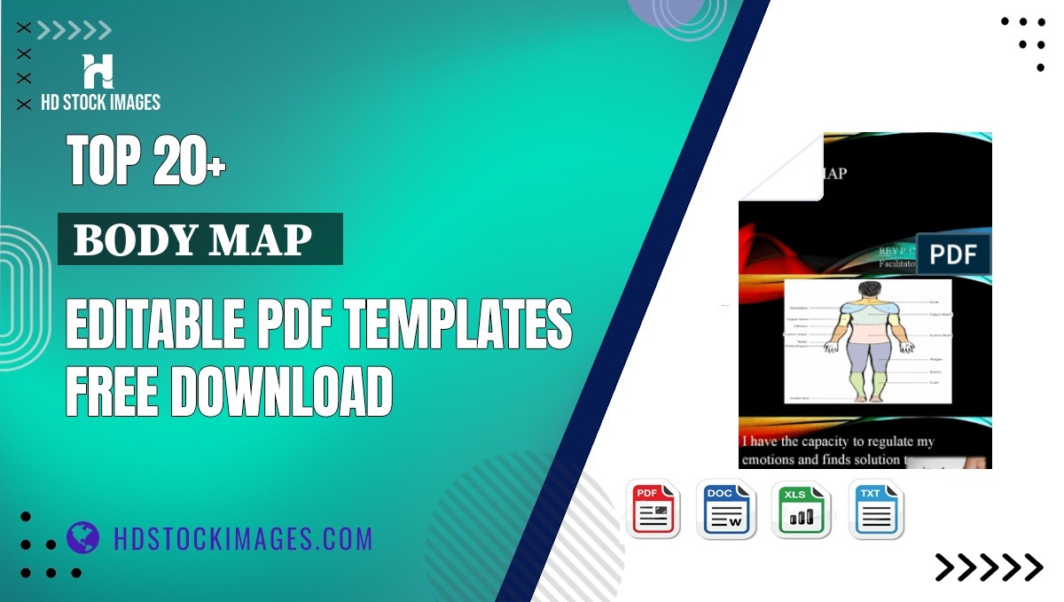 Top 20+ Body Map   Editable PDF Templates Free Download