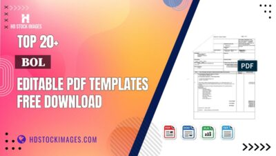 Top 20+  Bol  Editable PDF Templates Free Download