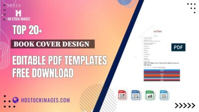 Top 20+ Book Cover Design Editable PDF Templates Free Download