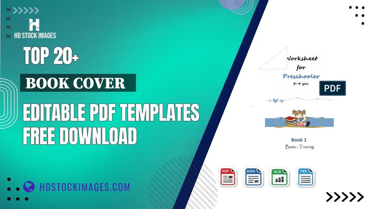 Top 20+ Book Cover   Editable PDF Templates Free Download