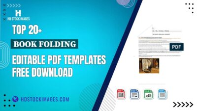 Top 20+ Book Folding Editable PDF Templates Free Download