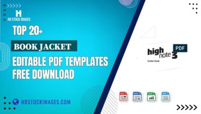 Top 20+ Book Jacket   Editable PDF Templates Free Download