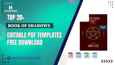 Top 20+ Book Of Shadows   Editable PDF Templates Free Download