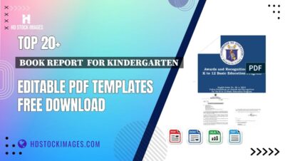 Top 20+ Book Report  For Kindergarten  Editable PDF Templates Free Download