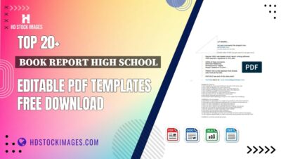 Top 20+ Book Report High School Editable PDF Templates Free Download